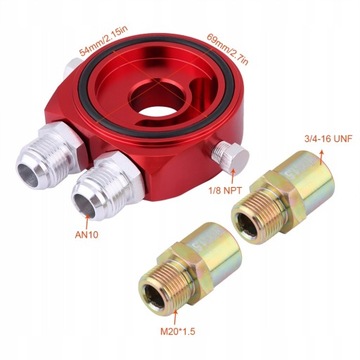 M20 x 1,5 Алюминиевый масляный фильтр маслоохладителя