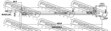 фото thumb №3, 02650906r febest амортизатор задній nissan altima c