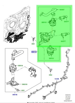 фото thumb №10, Нове оригінальні каркас насоси охолодження води new defender l663 lr176657