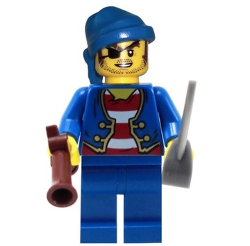LEGO Pirates - Пират + сабля + пистолет!