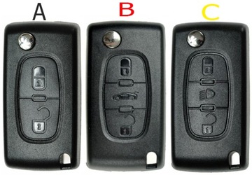 PEUGEOT 307 207 308 407 607 КОРПУС КЛЮЧА ДИСТАНЦИОННЫЙ