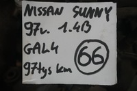 фото thumb №10, Nissan sunny двигатель 1.4benzyna ga14de блок головка 1997rok nr.66