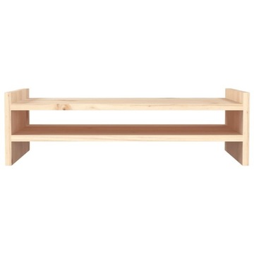 VidaXL Подставка для монитора, 50x27x15 см, массив дерева