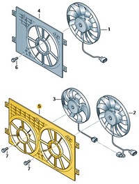фото thumb №9, Корпус вентилятора audi q7 16-