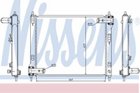 фото thumb №9, Радіатор двигуна wody nissan juke pulsar 1.6 nissens