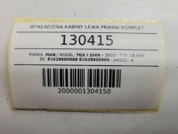 фото thumb №16, Покриття  підлога кабіни ліва права kpl man tgx i 81628600968 81628600969