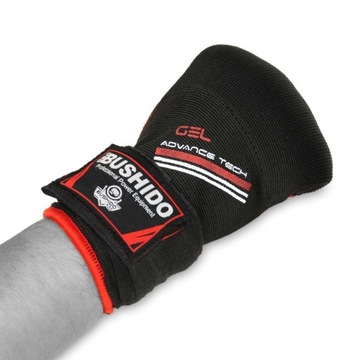 Гелевые перчатки Bushido, обертка, 70 см S/M