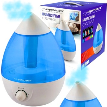Ультразвуковой увлажнитель воздуха Esperanza Cool Vapor 25 Вт 2,6 л белый