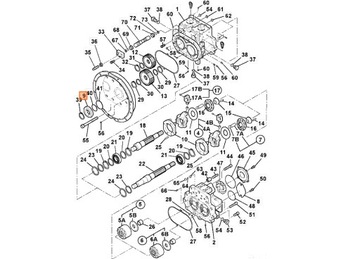 УПЛОТНЕНИЕ КРЫШКИ НАСОСА 20/951847 JCB JS330
