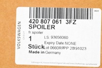 фото thumb №7, Audi r8 спойлер передньої бампера 4208070613fz оригінальний