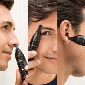 ТРИМЕР PHILIPS CLIMER ДЛЯ УШЕЙ, НОСА, БРОВЕЙ + ЧЕХОЛ