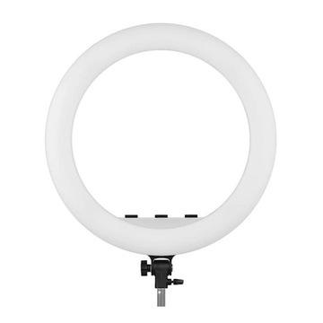 LAMPA PIERŚCIENIOWA LED RING MITOYA MTY-18C 45cm ZE STATYWEM YOGA 200cm