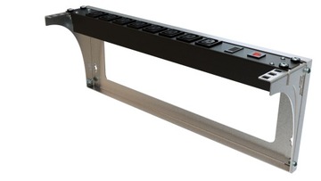 Кронштейн Держатель RACK 19 дюймов, 2U, настенный, универсальный, оцинкованный Stalflex