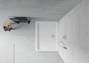 MEXEN SLIM BRODZIK PROSTOKĄTNY 130 x 100 + SYFON