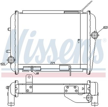 фото thumb №16, Радіаторів води nissens 60362