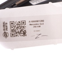 фото thumb №12, Mercedes w166 молдинг защита стёкла лобовой правая a1666901280
