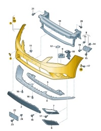 Купити Бампер перед seat leon оригінал 5f0807217ca 2013-2016, фото thumb