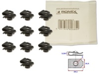 фото thumb №1, Hyundai ix35 10- кліпса кліпса штифт підкрилок 10x