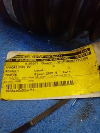 фото thumb №3, Renault trafic 2007 r правая 2.0 dci приводной вал