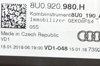 фото thumb №5, Audi q3 8u 1.4 tfsi набор индикаторов спидометр 8u0920980h 110kw mph