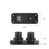 фото thumb №7, Адаптер разъём прикуривателя автомобильный двойной зарядное устройство автомобильная usb