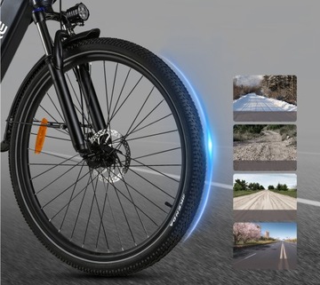 Rower Elektryczny Damski/Męski 250W 15AH 90KM Samebike 27,5