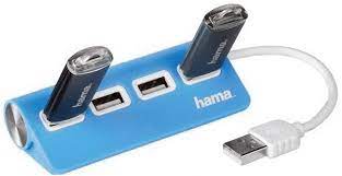 Хабы и концентраторы Hama 480 Мбит/с Blue