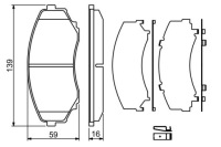 фото thumb №8, Bosch 986 494 204 набір гальмівних колодок гальмівних, гальма дискові
