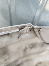 фото thumb №15, Бампер задняя задний 5 дверь hb vw polo 6r v 5 lata 2009-2014 белый