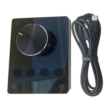 Klawiatura z kontrolerem głośności USB Simple Black