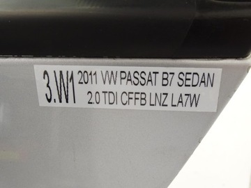 фото thumb №11, Дверь левый зад задние vw passat b7 sedan la7w
