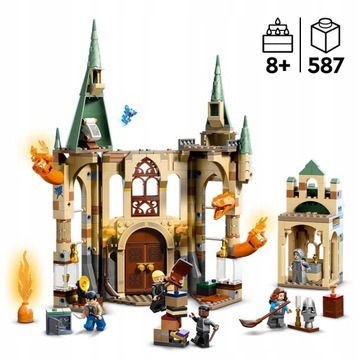 LEGO ГАРРИ ПОТТЕР КОМНАТА Требований ОГНЕННАЯ ЗМЕЯ 2 В 1 СИЛА АКСЕССУАРОВ 5 ФИГУРОК