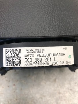 фото thumb №6, Подушка подушка безопасности водителя vw passat b7 3c8880201l