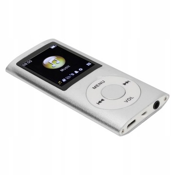 MP3 MP4 ПЛЕЕР БЕСПЛАТНЫЕ НАУШНИКИ СЕРЕБРЯНЫЕ
