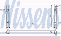 Купити Радіатор води nissens радіатор води, фото thumb