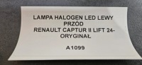 фото thumb №7, Лампа протитуманна фара led лівий перед renault captur ii lift 24- оригінал
