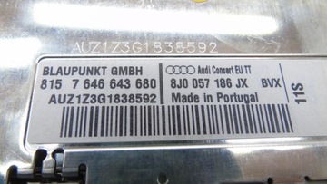 фото thumb №6, Радіо cd concert audi tt 8j 8j0057186jx