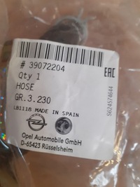 фото thumb №1, Шланг водяний електропроводка газової opel crossland x