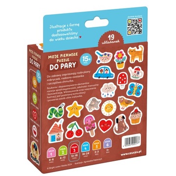 CzuCzu Moje pierwsze puzzle Do pary 15m+
