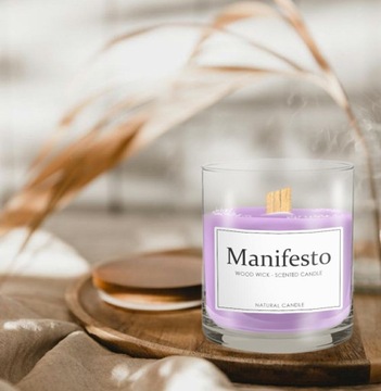 MANIFESTO - SOJOWA ŚWIECZKA ZAPACHOWA W SZKLE