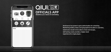 QIUI Cellmate 1 2 Ручка для электрошока целомудрия