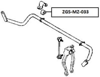 фото thumb №4, Nty zgs-mz-033 втулка підшипник, стабілізатор