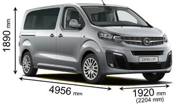 фото thumb №7, Opel vivaro zafira life 2019 + средний m рейлинги крышные багажник прочный