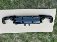 Дифузор задній накладка чорний блиск bmw f10 f11 Зі Шроту, фото thumb