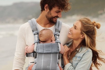 ПЕРЮЗИНКА HARMONY 3D СЕТКА СЕРЕБРЯНАЯ BABYBJORN