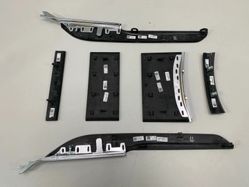 фото thumb №6, Bmw 7 g11 g12 планки декоры туннеля fineline коричневый