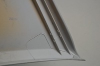 фото thumb №8, Mercedes w201 накладка планка бампера зад ліва