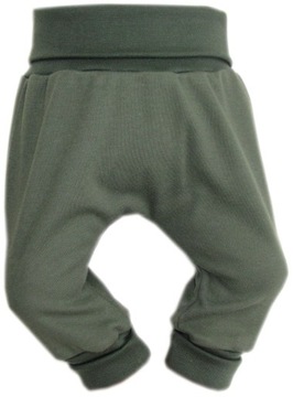 PÓŁŚPIOCHY BEZ STÓP SPODNIE BAGGY 68 KHAKI /97/