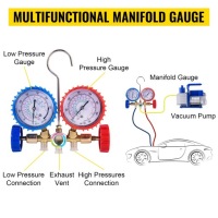 Насос вакуумная 4.8cfm 1720obr/min 5pa с манометр распределителя, 1-4hp Оригинал, фото thumb