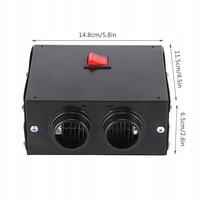 фото thumb №11, 24v автомобільна обігрівач радіатор 600w